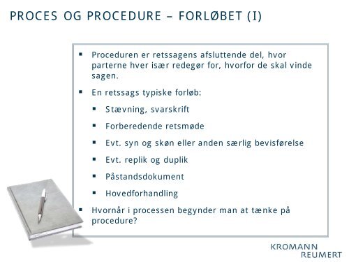 PROCEDURE - Kromann Reumert