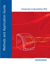 Introduction to Quantitative PCR methods and application guide