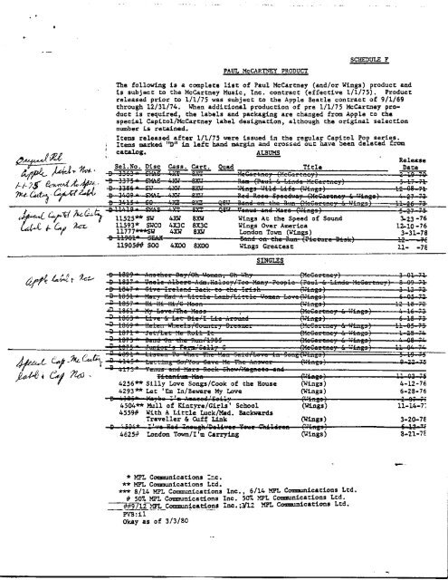 April 1, 1981 â Beatle Product Label and Series