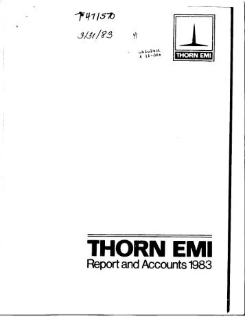 Reportand Accounts1983 - David Kronemyer