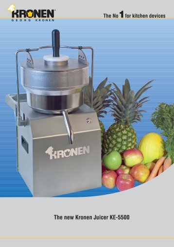 The new Kronen Juicer KE-5500