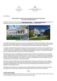 Kulm Hotel St. Moritz & Grand Hotel Kronenhof are showered with ...