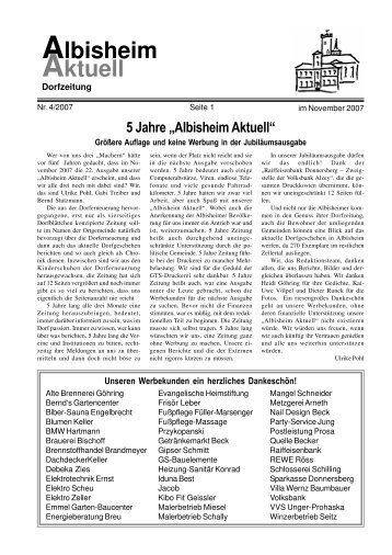 IV-2007.pmd medium - Ortsgemeinde Albisheim