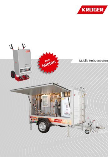 Prospekt Mobile Heizzentrale - KrÃ¼ger and Co