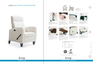 jordan sleep & patient transfer recliners - Krug