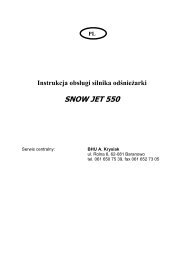 SNOW JET 550 - Krysiak