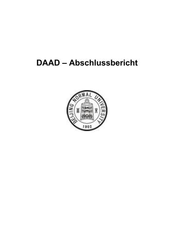 Ankunft an der Universität - Daad