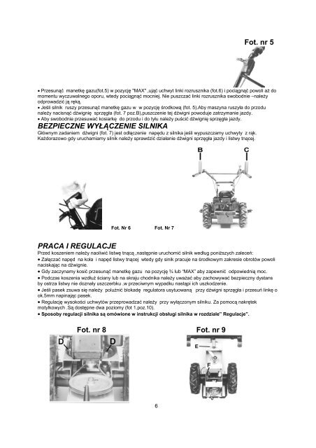 instrukcja obsÅugi kosiarka listwowa AMA 58292.pdf - Krysiak