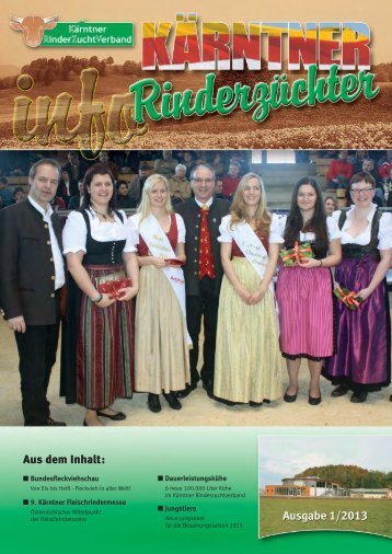 Ausgabe 1/2013 - Kärntner Rinderzuchtverband