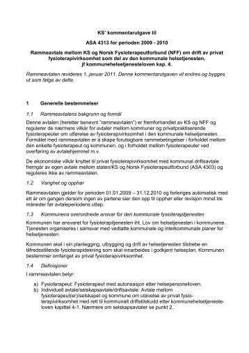 KS' kommentarutgave til ASA 4313 for perioden 2009 - 2010 ...