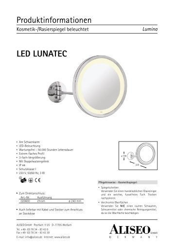 LED LUNATEC - MINIMALIST Lumina - Aliseo