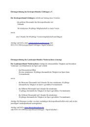 Ehrungsordnung des Kreissportbundes GÃ¶ttingen (pdf)