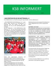 KSB-Sporthelfer - Kreissportbund Mettmann e.V.