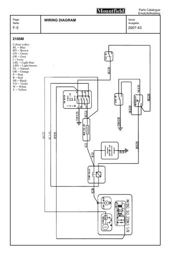 5 WIRING DIAGRAM F- 2007-43 2105M