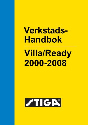 Verkstads- Handbok Villa/Ready 2000-2008
