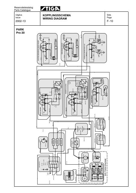 1 KOPPLINGSSCHEMA F- WIRING DIAGRAM 2002-13 GARDEN