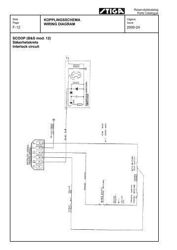 WIRING DIAGRAM 2000-24 SCOOP (B&S mod. 12)