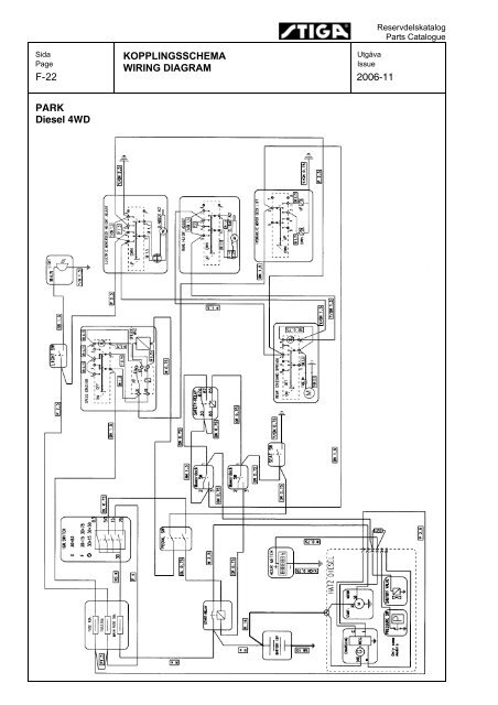 13 KOPPLINGSSCHEMA F- WIRING DIAGRAM 2006-11 READY