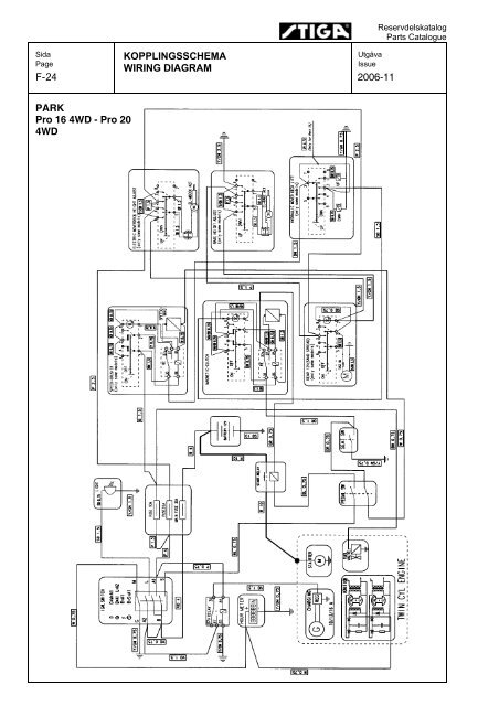 13 KOPPLINGSSCHEMA F- WIRING DIAGRAM 2006-11 READY