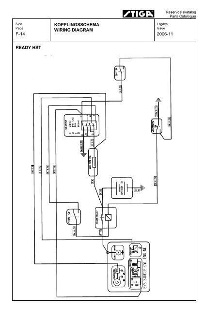13 KOPPLINGSSCHEMA F- WIRING DIAGRAM 2006-11 READY