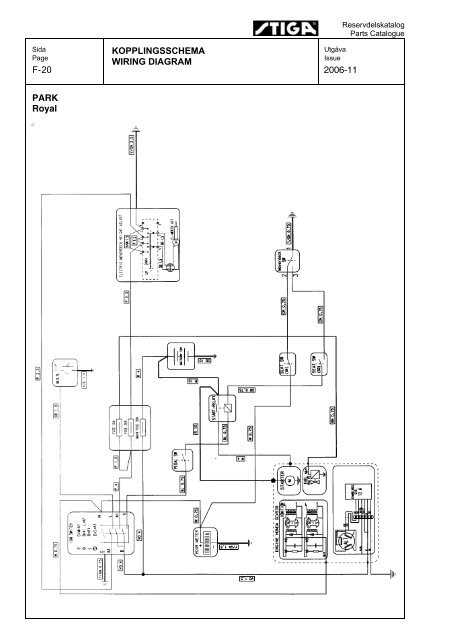 13 KOPPLINGSSCHEMA F- WIRING DIAGRAM 2006-11 READY
