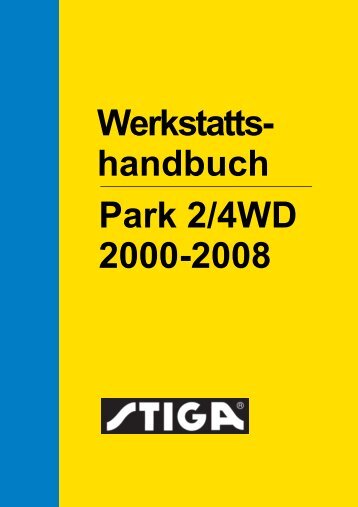 Werkstatts- Park 2/4WD 2000-2008 handbuch