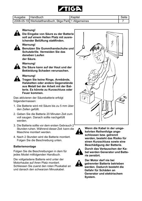 Werkstatts- Park 2/4WD 2000-2008 handbuch