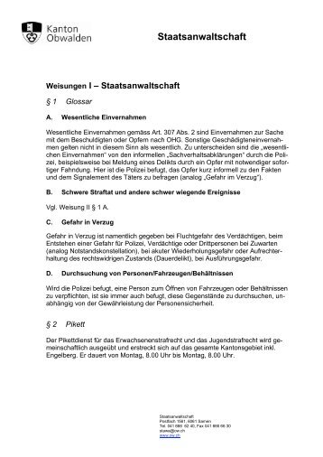 Staatsanwaltschaft - KSBS