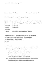 NichtanhandnahmeverfÃ¼gung (Art. 310 StPO) - KSBS