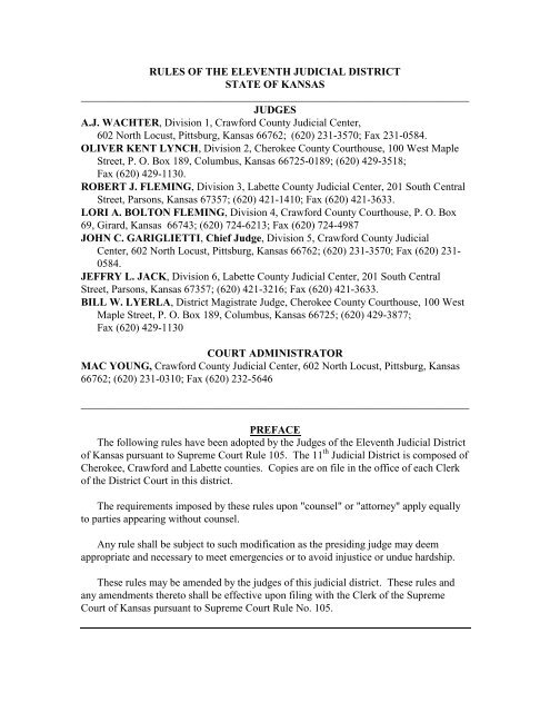 justice of the supreme court 11th judicial district