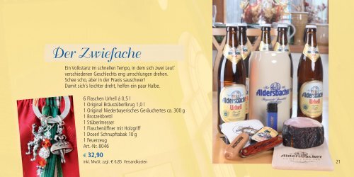Bruder und Schwester. - Brauerei Aldersbach