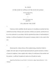 Kansas Court of Appeals - 104623 â State v. Hamilton