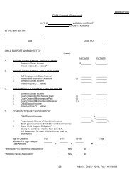 APPENDIX I Child Support Worksheet - Kansas Judicial Branch