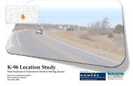 K-96 Location Study - Kansas Department of Transportation