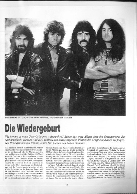 Black Sabbath - Die Wiedergeburt (Story ... - Alexander Rack