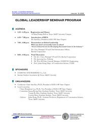 GLOBAL LEADERSHIP SEMINAR PROGRAM - Korean-American ...