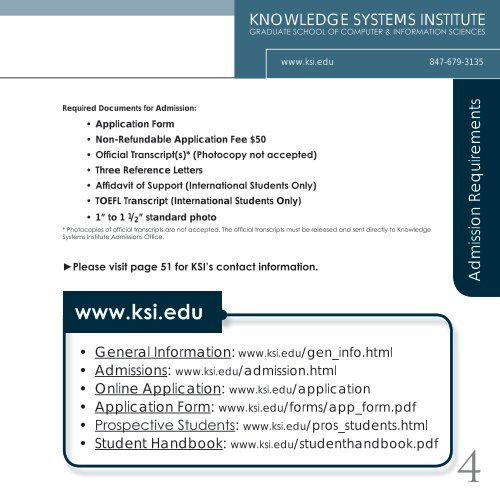 Course Catalog - Knowledge Systems Institute