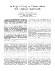 An Empirical Study on Classification of Non-Functional Requirements