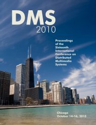 DMS 2010 Proceedings - Knowledge Systems Institute