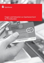 Fragen und Antworten zur SparkassenCard für Privatkunden ...