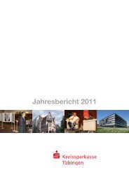 Jahresbericht 2011 - Kreissparkasse Tübingen