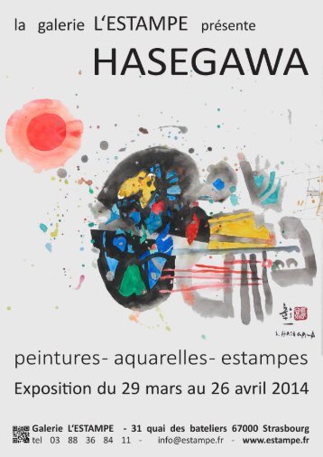 Exposition Hasegawa à L'Estampe  -  petite preview 