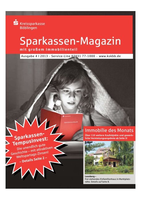 Sparkassen-Magazin - Kreissparkasse Böblingen