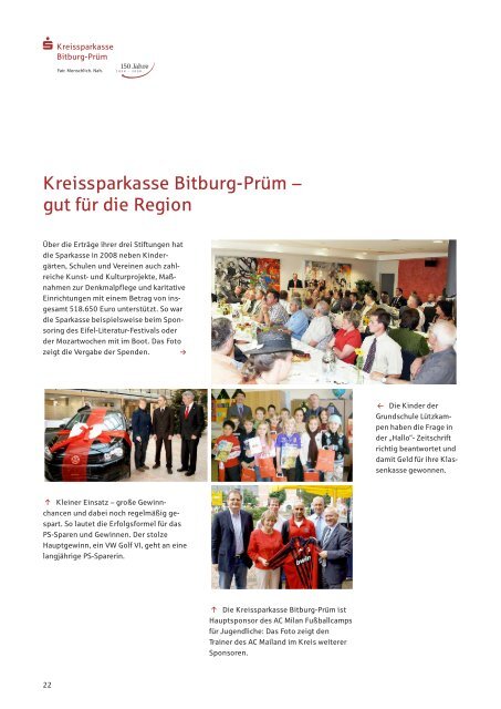 Repo rt 2008 - Kreissparkasse Bitburg-PrÃ¼m