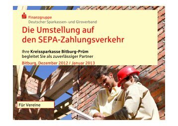 SEPA - Kreissparkasse Bitburg-PrÃ¼m