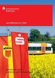 Geschaeftsbericht 2006 - Kreissparkasse Böblingen