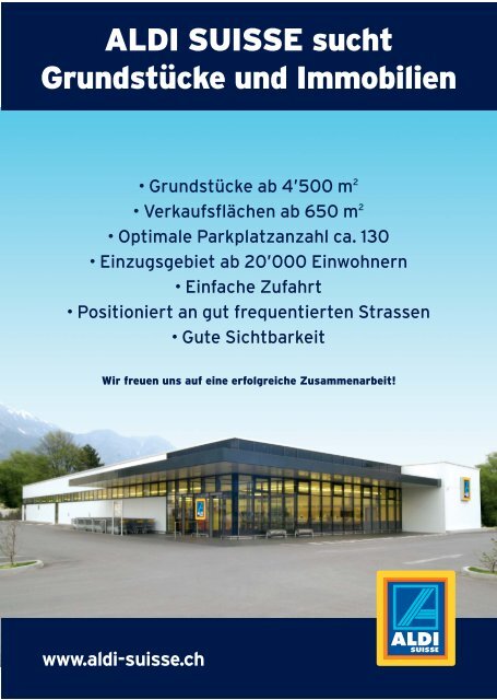ALDI SUISSE sucht Grundstücke und Immobilien - Aldi Suisse AG