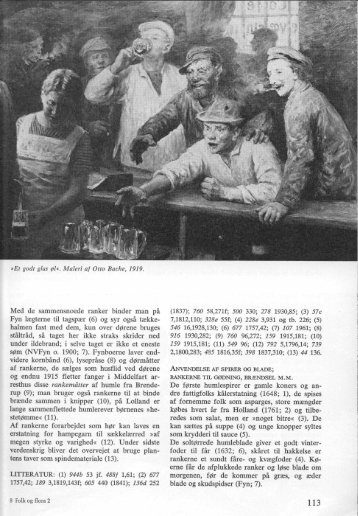 Et godt glas Ã¸lw. Maleri af Otto Bache, 1919. Med de ...