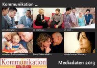 Mediadaten als pdf hier herunterladen - Kommunikation & Seminar