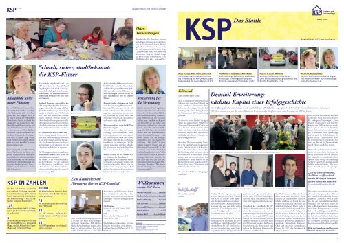 Ausgabe 01/2013 (PDF) - KSP Pflege